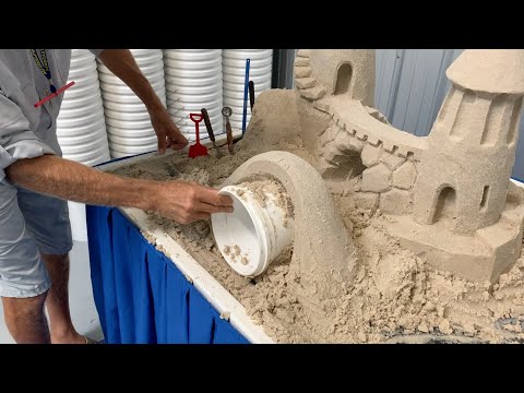 Learn how to build a bigger sandcastle