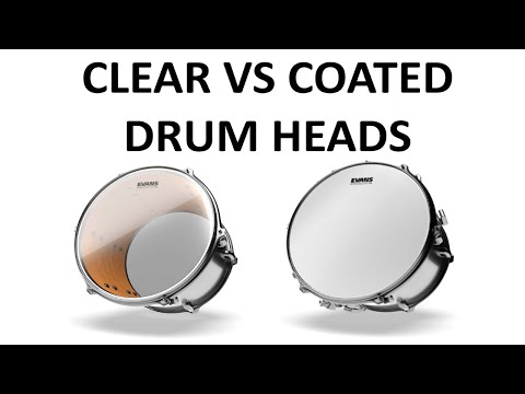 Comparing Evans G2 Clear VS Coated Tom Heads