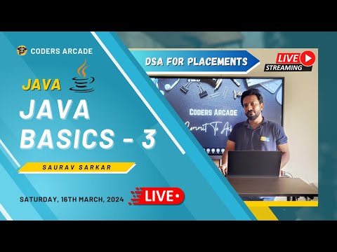 Java Session 3 Java Basics Part 3 Dsa Placement Series
