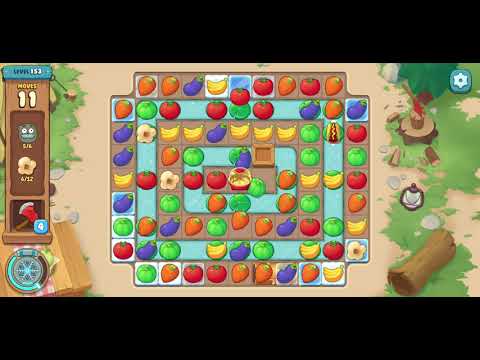 We Bare Bears Match3 Repairs Level 153 - No Boosters