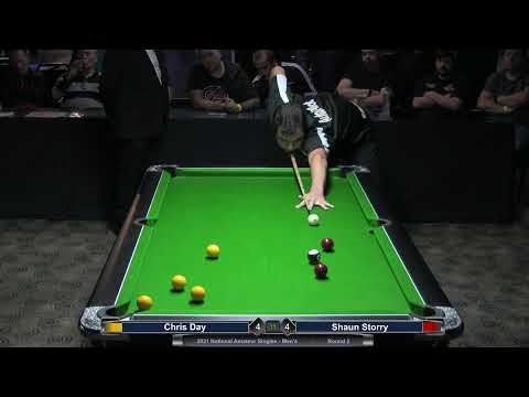 2021 Men's National Amateur Singles Last 128 - Chris Day v Shaun Storry