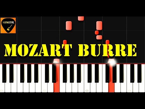 How To Play Burre Mozart ♫ Piano Tutorial Easy ♫