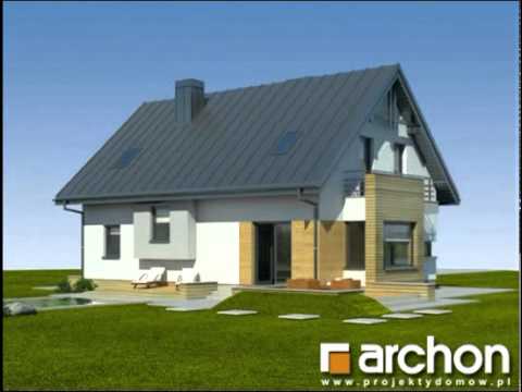 Dom w szafirkach (N). Projekty domów ARCHON+, www.archon.pl