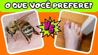 O QUE VOCÊ PREFERE? 😱 As escolhas mais IMPOSSÍVEIS da sua VIDA - SÓ PARA QUEM TEM CORAGEM
