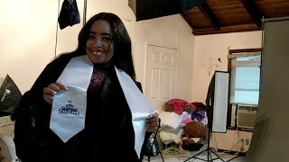 Senior Portraits In Studio Live BTS