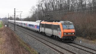 preview picture of video 'BB26000 acheminant un #TGV Atlantique #SNCF'