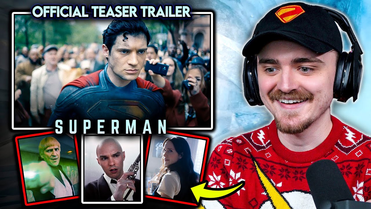 SUPERMAN Teaser Trailer REACTION & First Thoughts Breakdown!