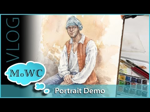 Portrait Demo & Establishing a Sound Drawing Foundation; Williamsburg Trip – Vlog