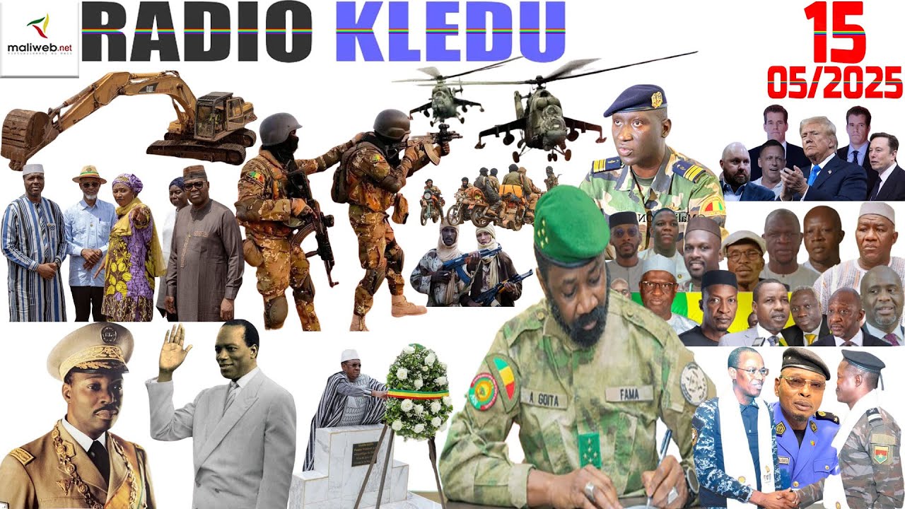 La Revue de Presse de la RADIO KLEDU du 16 Mai 2025