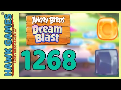 Angry Birds Dream Blast Level 1268 - Walkthrough, No Boosters