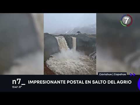 IMPRESIONANTE POSTAL DEL SALTO DLE AGRIO