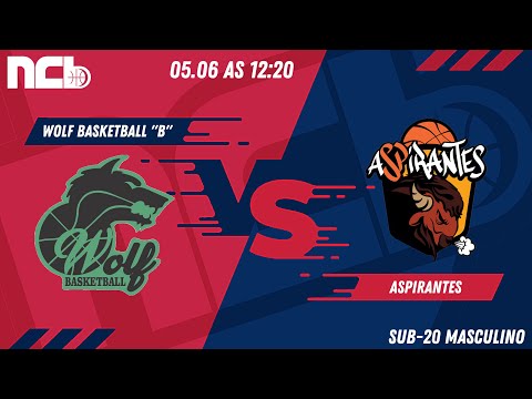 WOLF BASKETBALL "B" X ASPIRANTES - NCB SUB-20 MASCULINO 2022.1