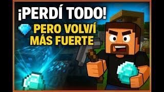 💎 ¡PERDÍ TODO en MINECRAFT BEDROCK y VOLVÍ MÁS FUERTE! 🔥 Buscando Diamantes y Mejorando la BASE