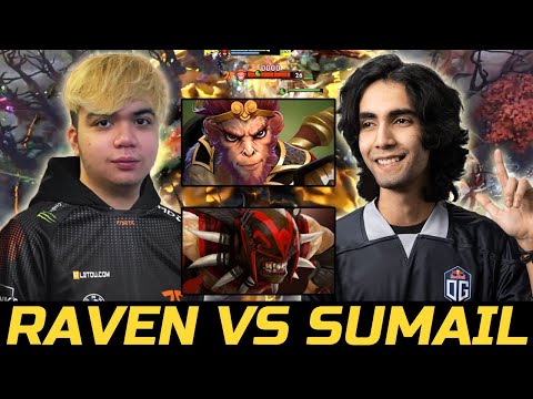 RIGHT CLICK CARRIES BATTLE - RAVEN VS SUMAIL DOTA 2