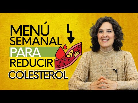 🍽WEEKLY MENU TO REDUCE CHOLESTEROL ⬇ | Diet for high cholesterol