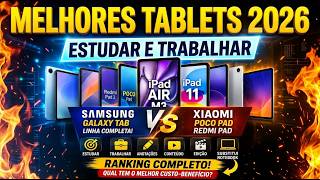 🚨 MELHORES TABLETS 2026: 🚨 MELHORES TABLETS 2026: Qual Comprar para ESTUDAR e TRABALHAR? 🔥