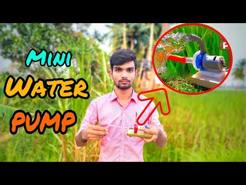 How to make mini Water pump at home DIY || వాటర్ పంప్ ని తయారు చేయడం ఎలా
