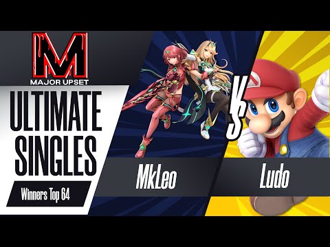 MkLeo (Pyra/Mythra) vs Ludo (Mario) - Ultimate Singles Winners Top 64 - MAJOR UPSET
