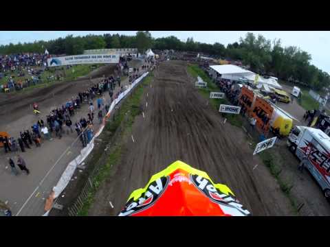 GoPro HD: Antonio Cairoli Moto 2 Win FIM World Motocross Championship Valkenswaard, Netherlands