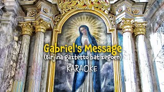 Gabriel&#39;s message | Christmas Carols - lyrics video for karaoke