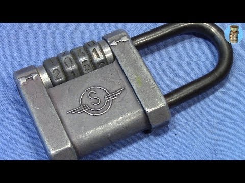 (picking 675) Old German combination padlock decoded for Swynndla - "Das neue S-Schloß"