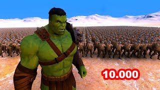 10000 TYRANT VS HULK 😱 - Süper Kahramanlar