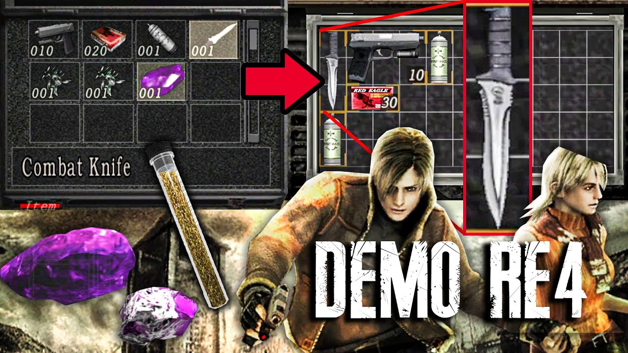 DEMOS de RESIDENT EVIL 4 e suas COISAS DESCARTADAS!