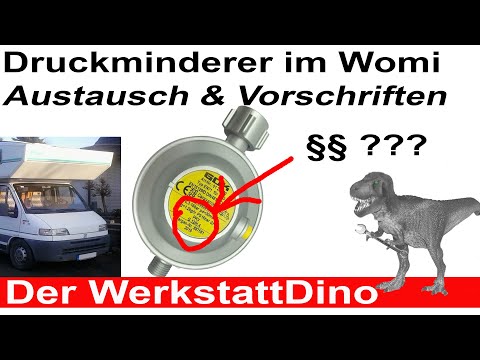 Replacing the gas pressure reducer in a motorhome (regulations)