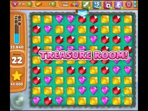 Diamond Digger Saga level 166 - 3 stars, no boosters used!