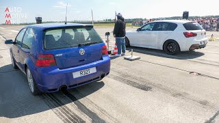 900HP BMW M140i Kotte Performance vs 950HP VW GOLF 4 R32 Turbo