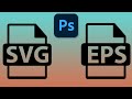 How to save a Logo or Image to Vector - .SVG or .EPS