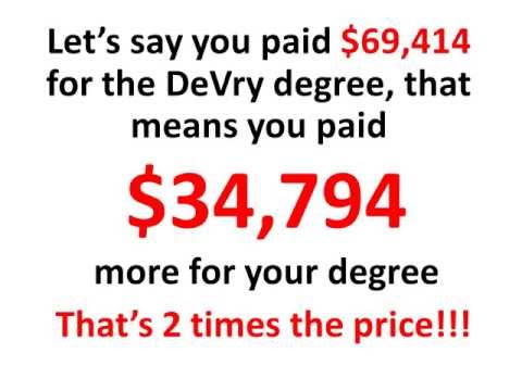 DeVry University - Devry lies to get you into their programs, once you enroll to *** with you.