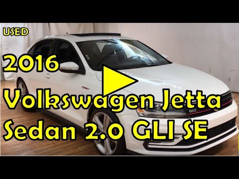 2016 | Volkswagen Jetta Sedan 2.0T GLI SE | MEDIA SCREEN MOONROOF REAR CAMERA | #Carvision
