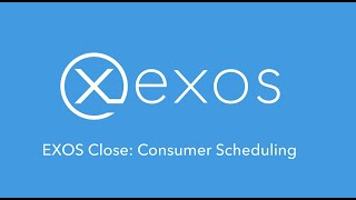 EXOS Title & Close Consumer Scheduling Demo - Desktop | ServiceLink