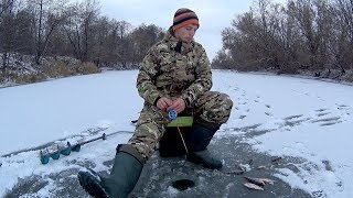 Ловля окуня зимой на чёрта