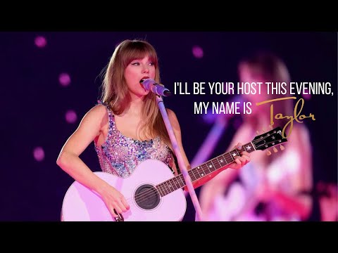 Taylor Swift's Eras Tour Introduction Speech