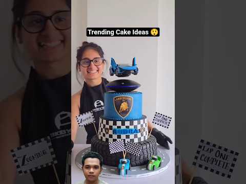 Amazing trending Lamborghini Cake ideas #cake #lamborghini #shorts