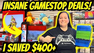 GameStop Has CHEAP GAMES And I Saved BIG!! Saved $400+