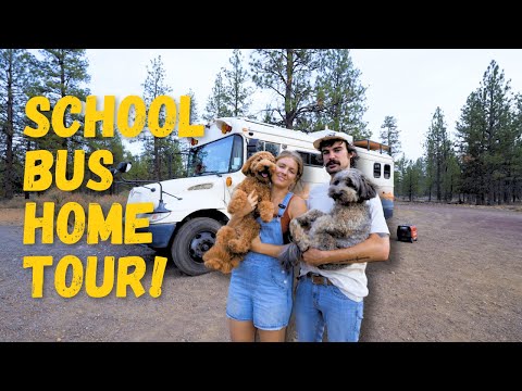 School Bus to Tiny Home | Full Skoolie Tour