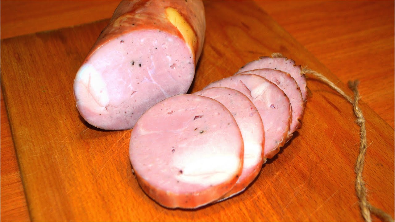 Домашняя Вареная Из Курицы Колбаса Фото