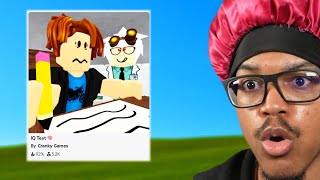 I Took A IQ Test In Roblox