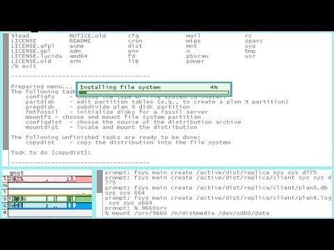 Plan 9 From Bell Labs - Installation Instructions and How to