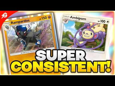 This Ambipom Rampardos Deck is BROKEN in Pokemon TCG Pocket!