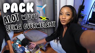 BEST PACKING TIPS FOR JAMAICA VACATION! 🇯🇲  *Secrets SHARED*(suitcase,Folding Technique+ PACK ALOT)