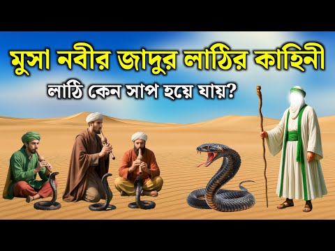 মুসা নবীর জাদুর লাঠির কাহিনী | মুসা আঃ ও ফেরাউনের এর ঘটনা | ইসলামিক কাহিনী | Special History