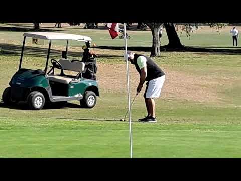 Pierre mustache putting for a stashie