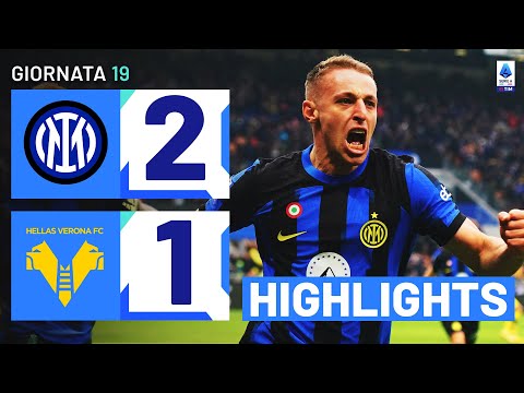 Video highlights della Inter vs Verona (2 a 1) - Giornata 19 - Fantacalcio e fantamedie