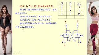 电工学 096 1与非门构成的基本RS触发器 电子学