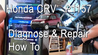 2005 Honda CRV P1157 - Oxygen Sensor Replacement