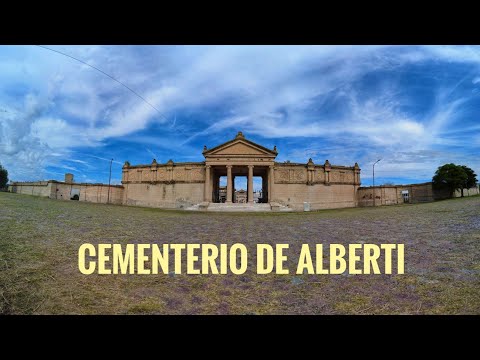 Una visita al Cementerio de Alberti, sitio historico y con un importante acervo arquitectonico.